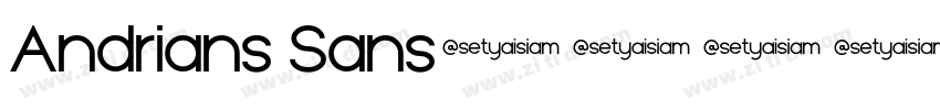 Andrians Sans字体转换